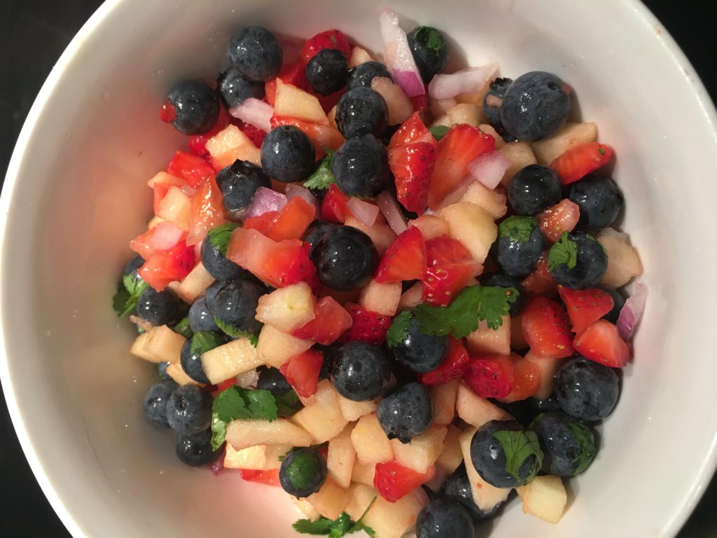 Fruit Salsa close up